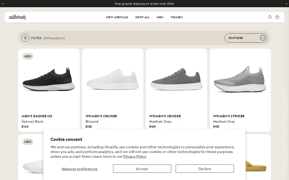 Dummy B, Shop all